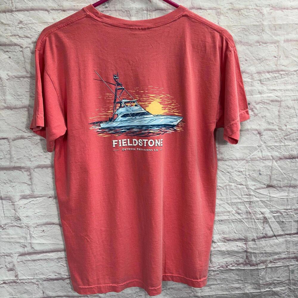 Comfort Colors Fieldstone Outdoor Provisions Co. Graphic T-Shirt Boys XL NWT - Picture 5 of 6